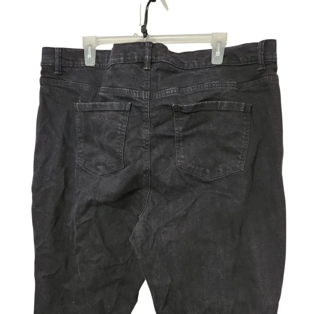 Gloria Vanderbilt Denim Jeans Size 20W Long Black Bootcut.